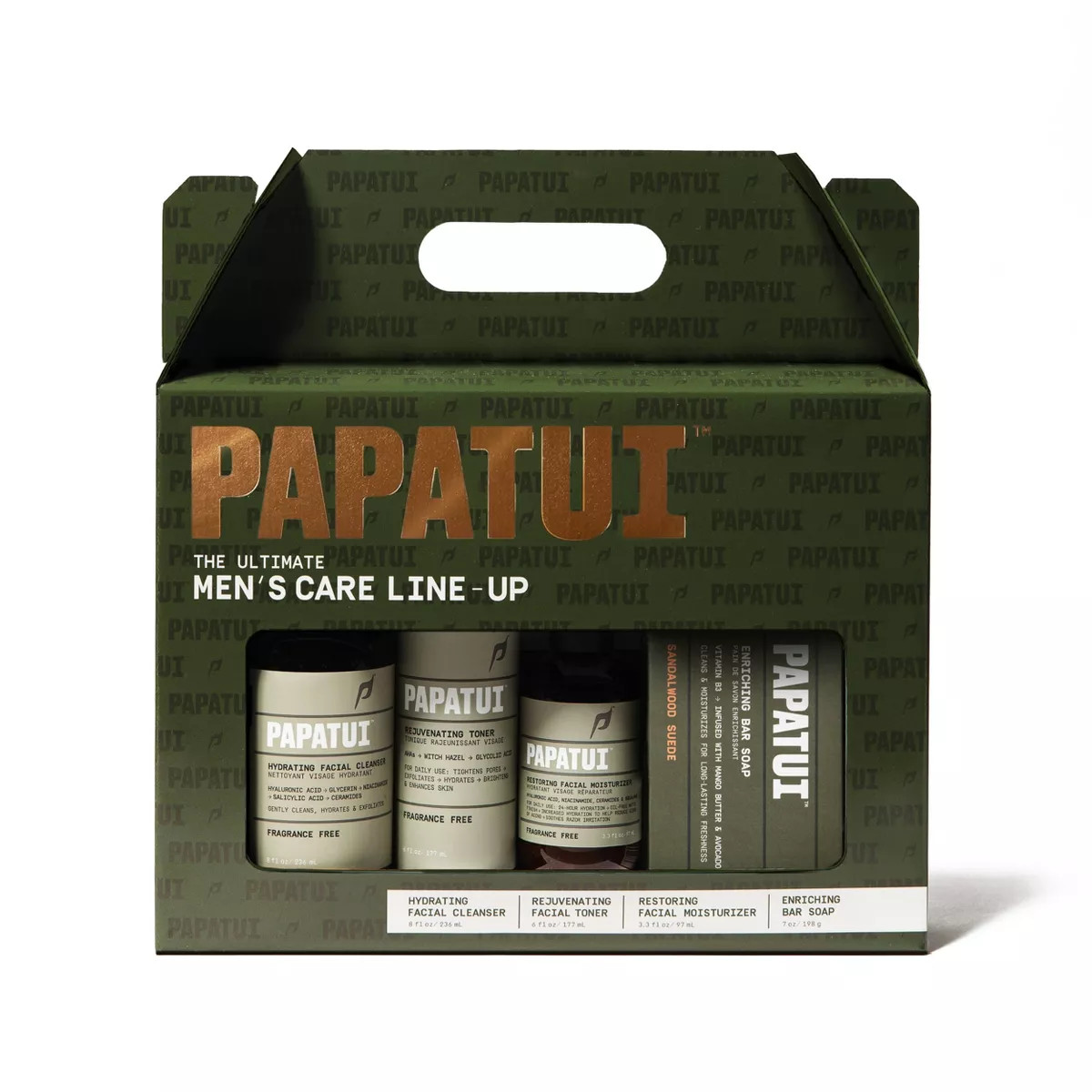 Papatui Men's Bath & Body Care Pack - 4ct | Target
