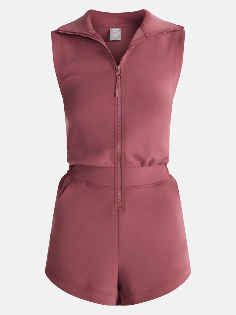 Avia Women's Scubaknit Romper, Sizes XS-4X - Walmart.com | Walmart (US)