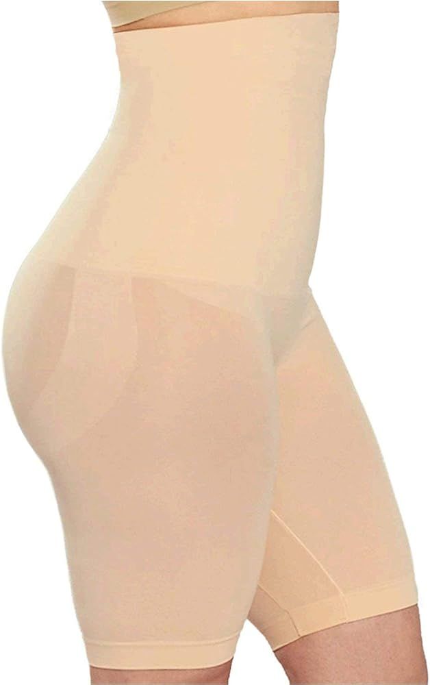 SHAPERMINT High Waisted Body Shaper Shorts Shapewear for Women Tummy Control Thigh Slimming Techn... | Amazon (US)