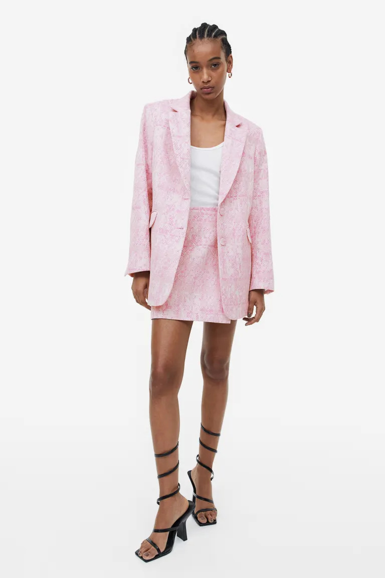 Structuurgeweven blazer | H&M (DE, AT, CH, NL, FI)