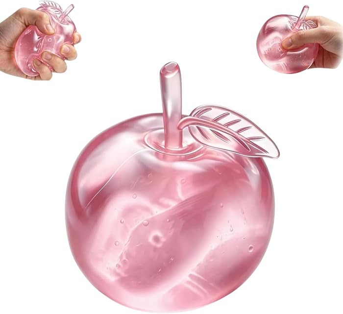 Apple Stress Relief Toy, Apple Squishy,Green Apples Shaped Stress Balls,Cute Novelty Stress Relie... | Amazon (US)