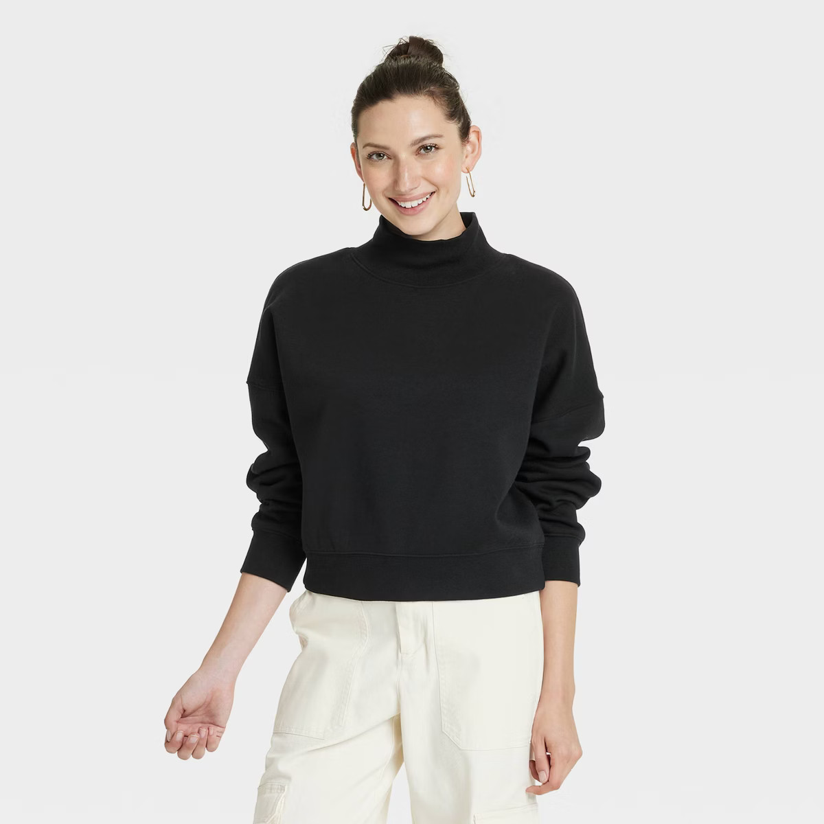 Women's Turtleneck Pullover Sweatshirt - Universal Thread™ | Target