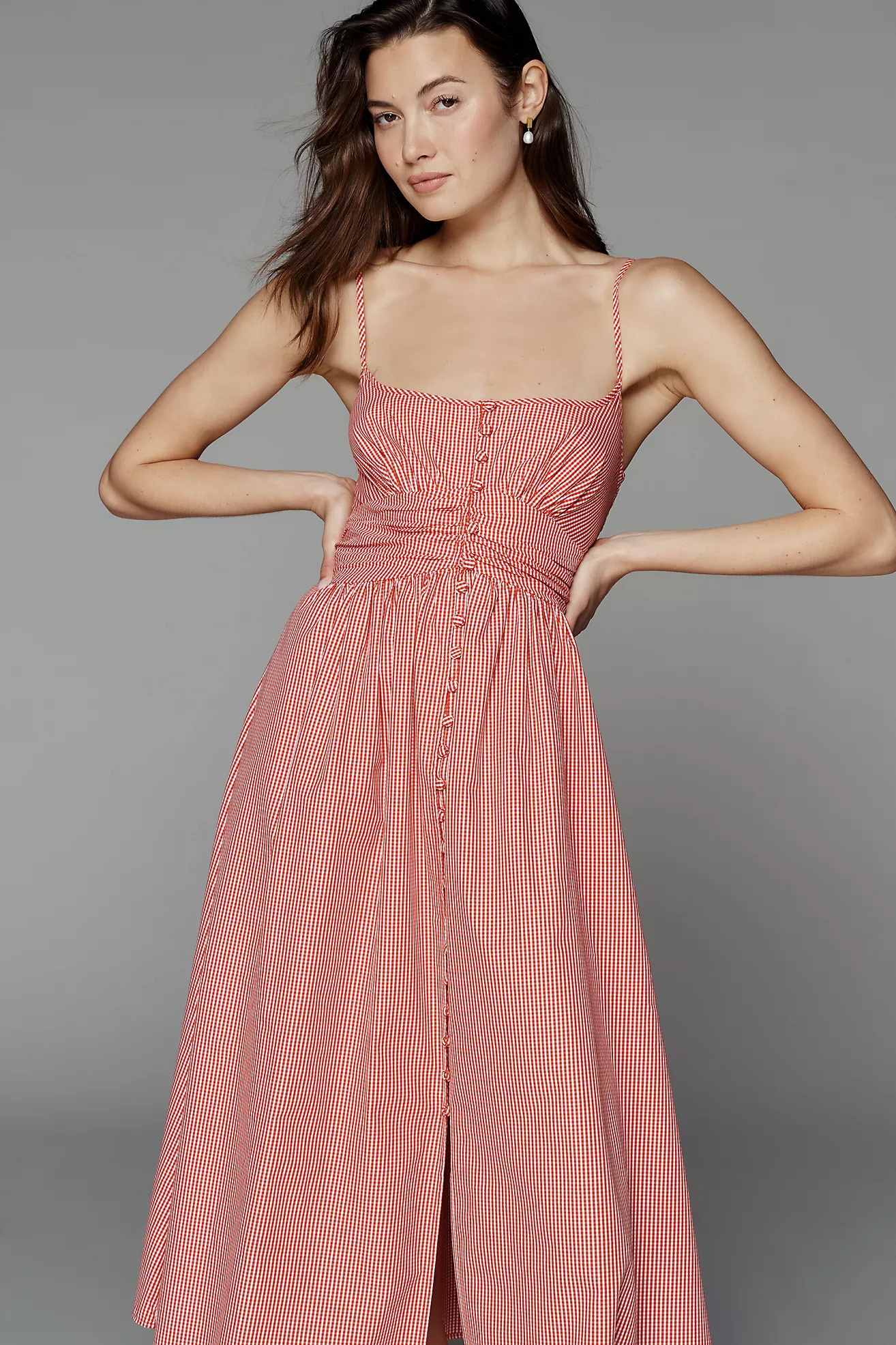 The Katerina Button-Front Dress | Anthropologie (US)