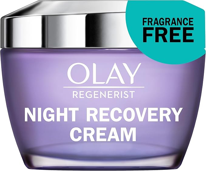 Olay Face Moisturizer, Anti-Aging Night Cream for Women - Fragrance-Free Skin Care, Instant Hydra... | Amazon (US)