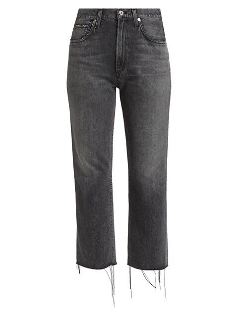 Daphne High-Rise Stovepipe Jeans | Saks Fifth Avenue