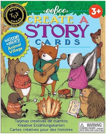 eeBoo: Animal Village Create A Story Pre-Literacy Cards, 36 Cards Included in the Set, Encourages... | Amazon (US)