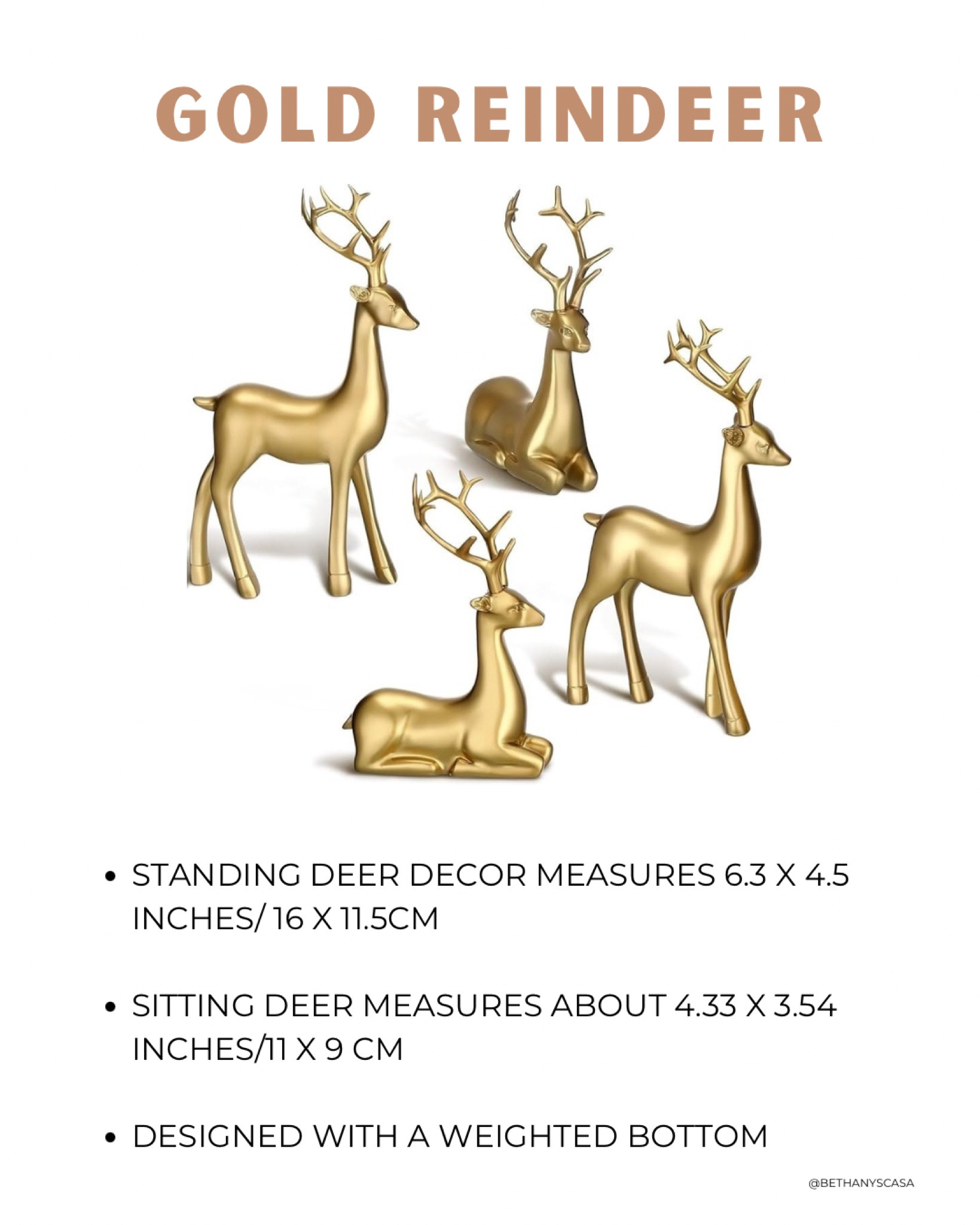 Statement Christmas Decor Reindeers ✨

#LTKHoliday #LTKFamily #LTKFindsUnder50