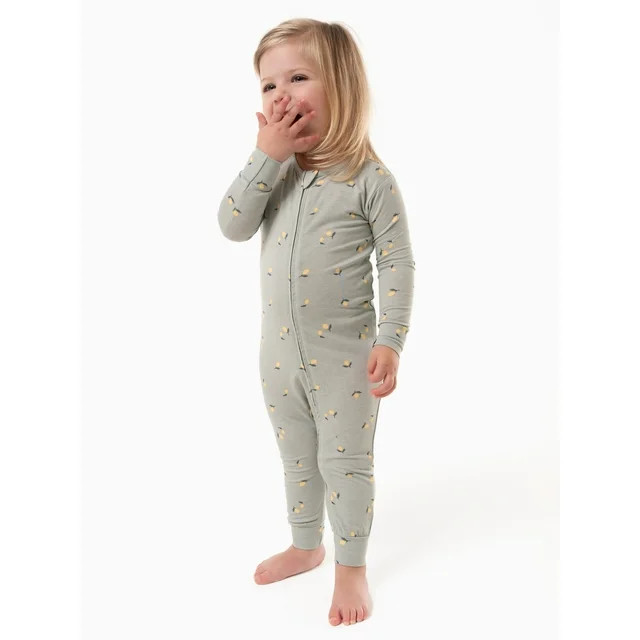 Modern Moments by Gerber Toddler Unisex Super Soft Livaeco Viscose One-Piece Pajama, Sizes 12M-5T... | Walmart (US)