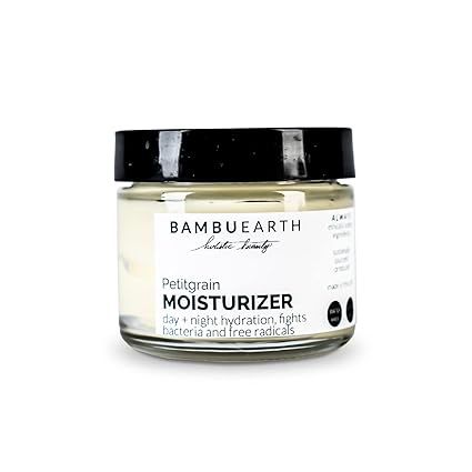 BambuEarth Petitgrain Face Moisturizer - Organic Ingredients & EWG Certified - Vegan with Organic... | Amazon (US)