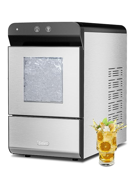 Gevi Household V2.0 Countertop Nugget Ice Maker with Viewing Window | Self-Cleaning Pebble Ice Ma... | Amazon (US)