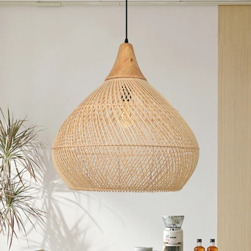 Dormody 1 - Light Natural Dome Pendant | Wayfair North America