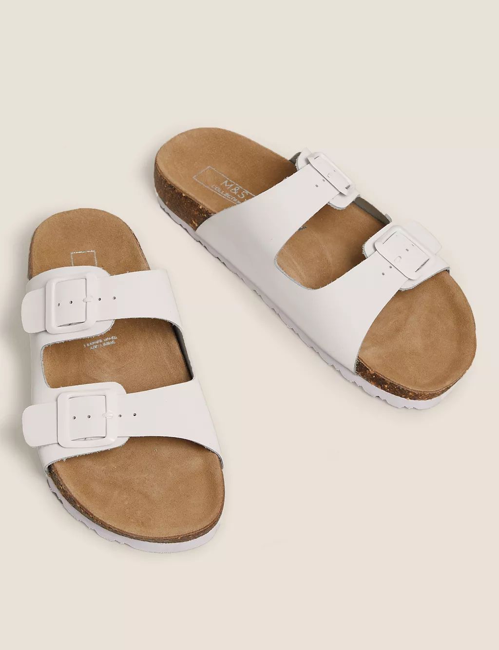 Leather Two Strap Sandals | Marks & Spencer (UK)