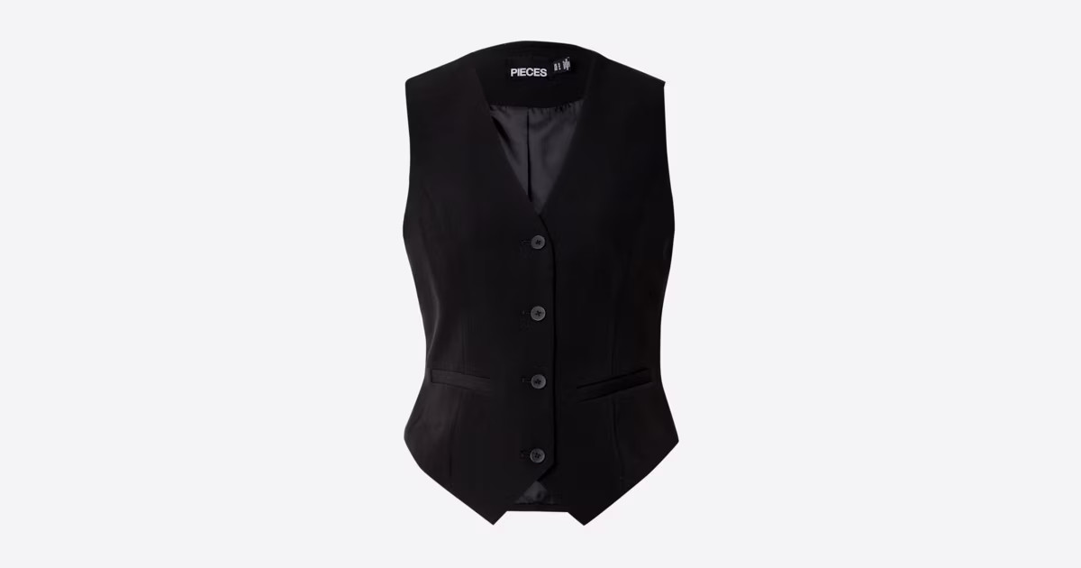 PIECES Anzugweste 'Boxxy' in Schwarz | ABOUT YOU | ABOUT YOU (DE)