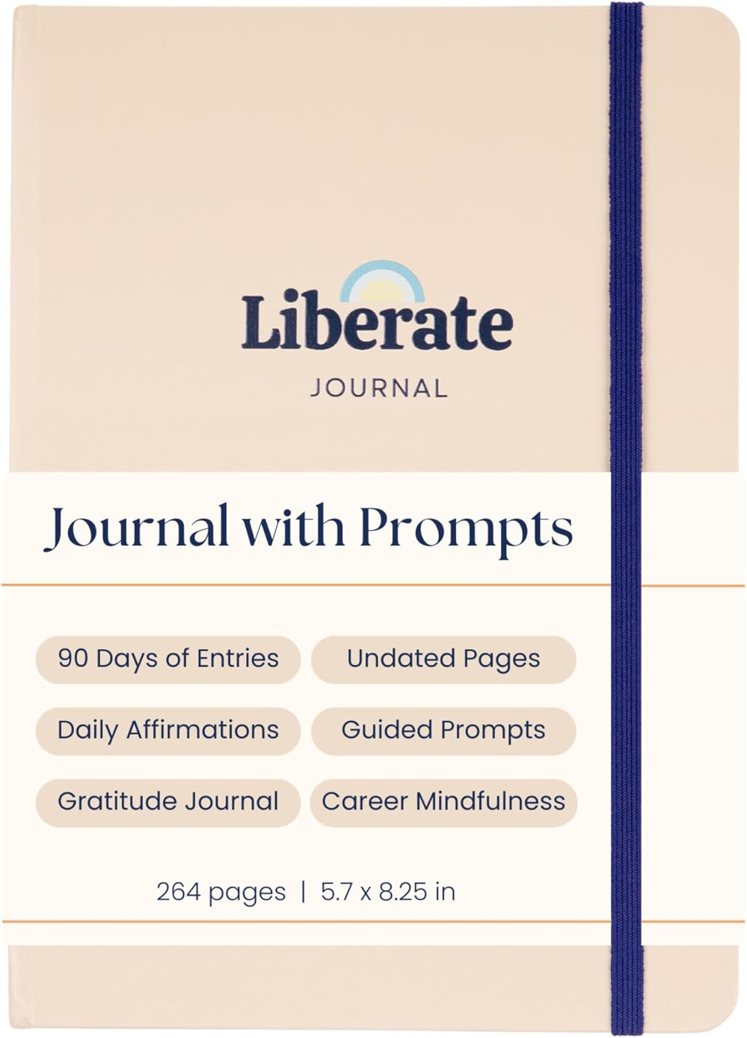 Liberate Daily Gratitude Journal – Guided Mental Fitness Journal for Self-Care, Reflection with... | Amazon (US)