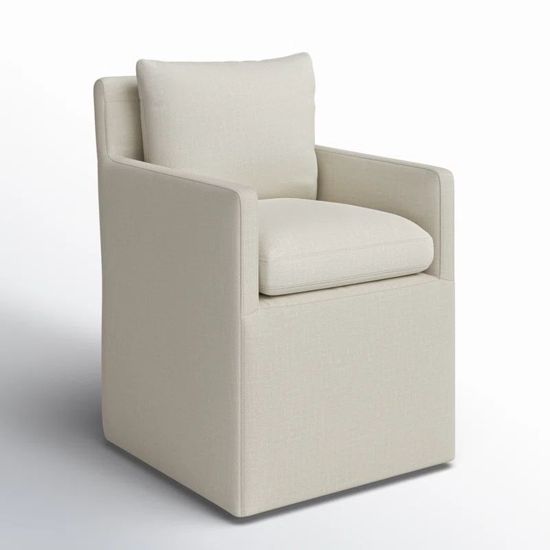 Alayaa Performance Linen Upholstered Armchair | Wayfair North America