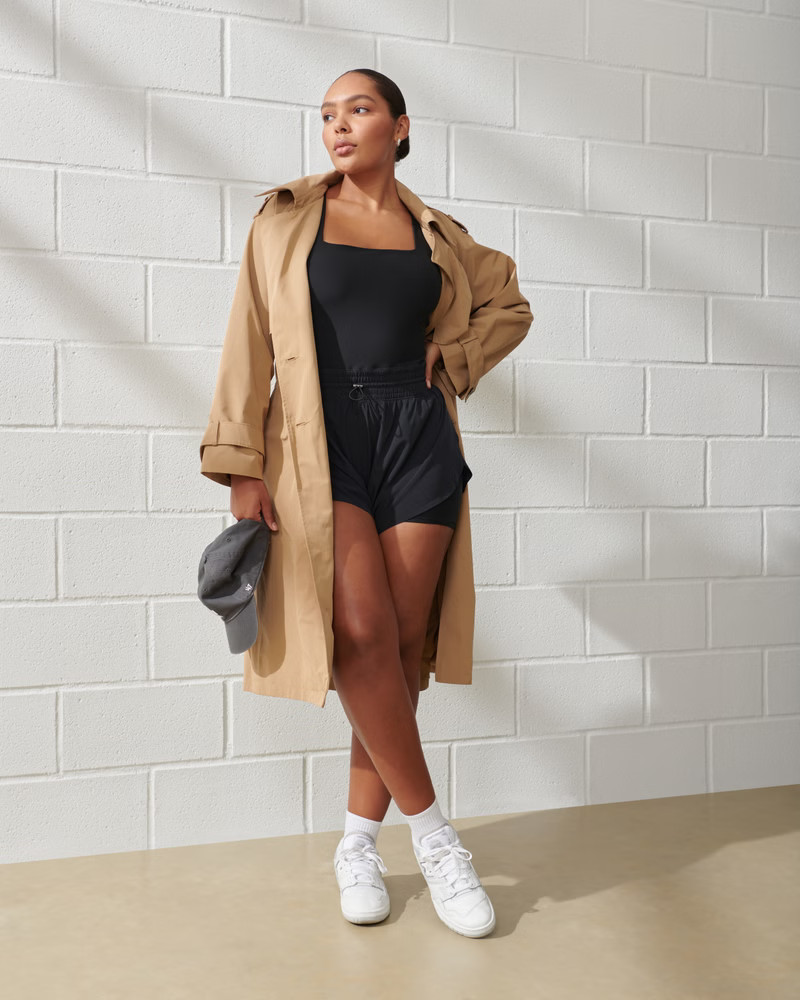 YPB sculptLUX Hybrid Flyaway Onesie | Abercrombie & Fitch (US)