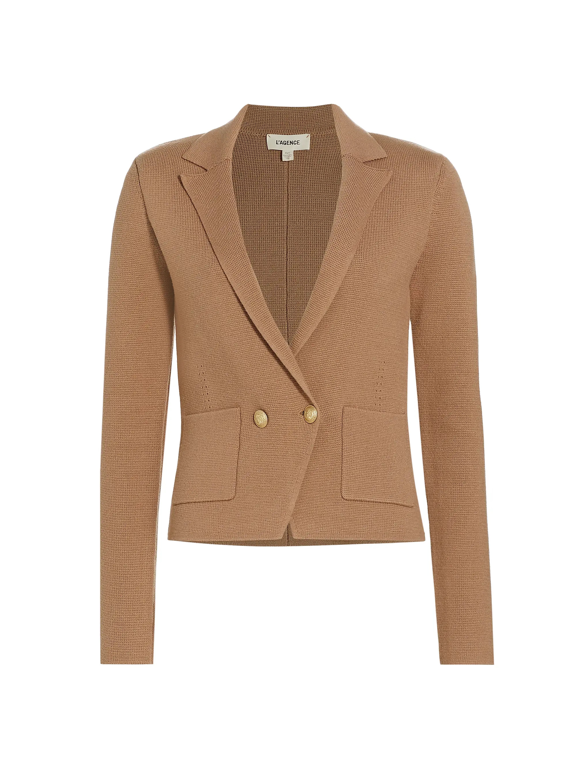 Sofia Knit Double-Breasted Blazer | Saks Fifth Avenue