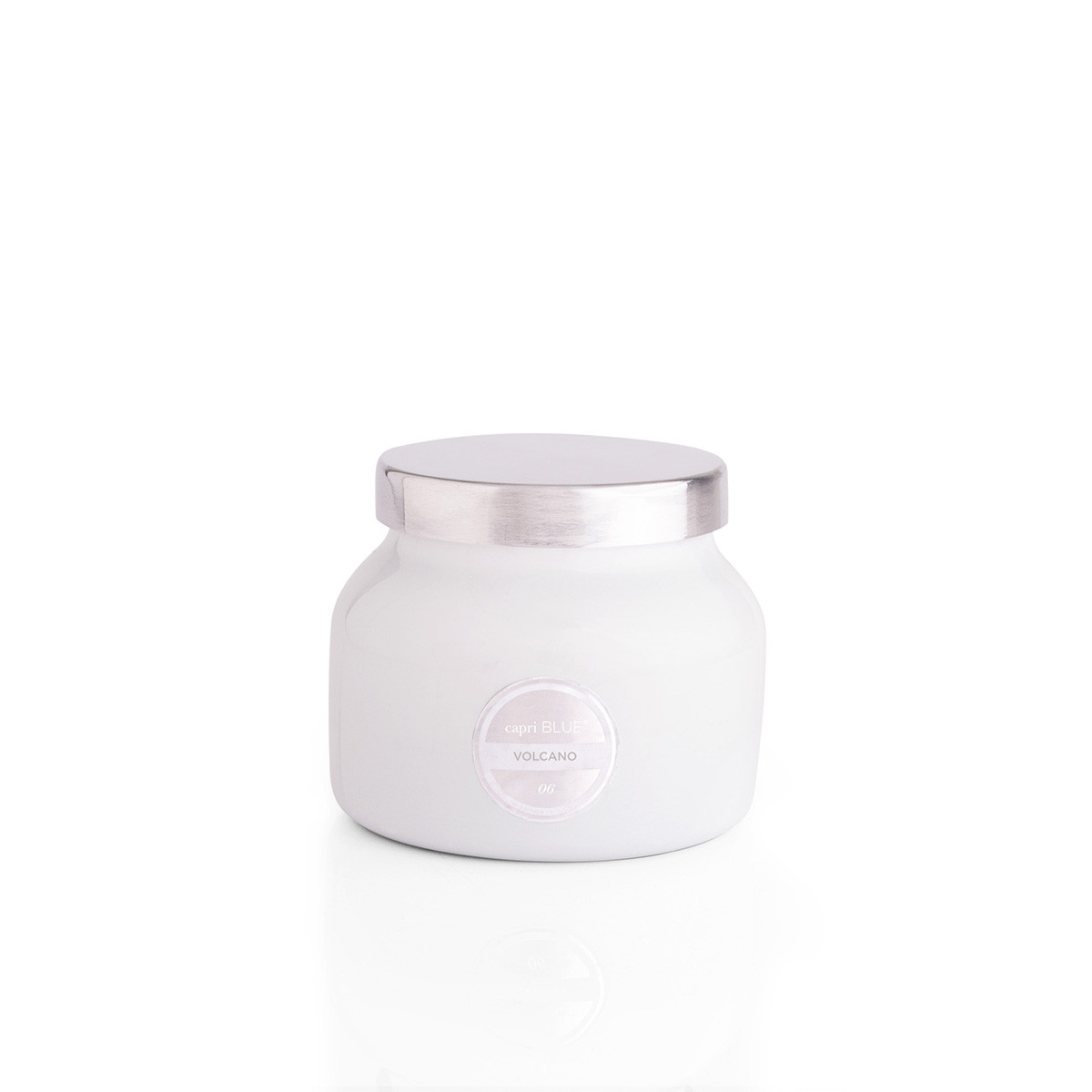 capri BLUE 8 oz . Petite Signature Jar Candle Volcano White | The Container Store