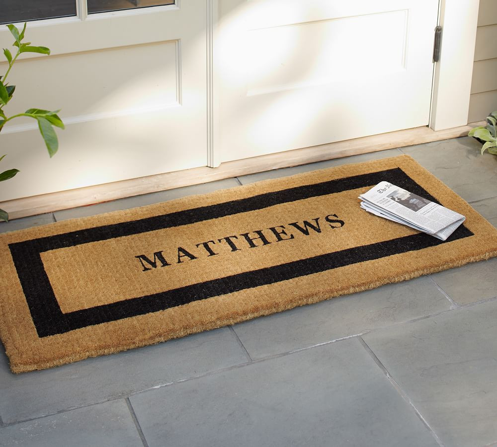 Personalized Framed Doormat | Pottery Barn (US)