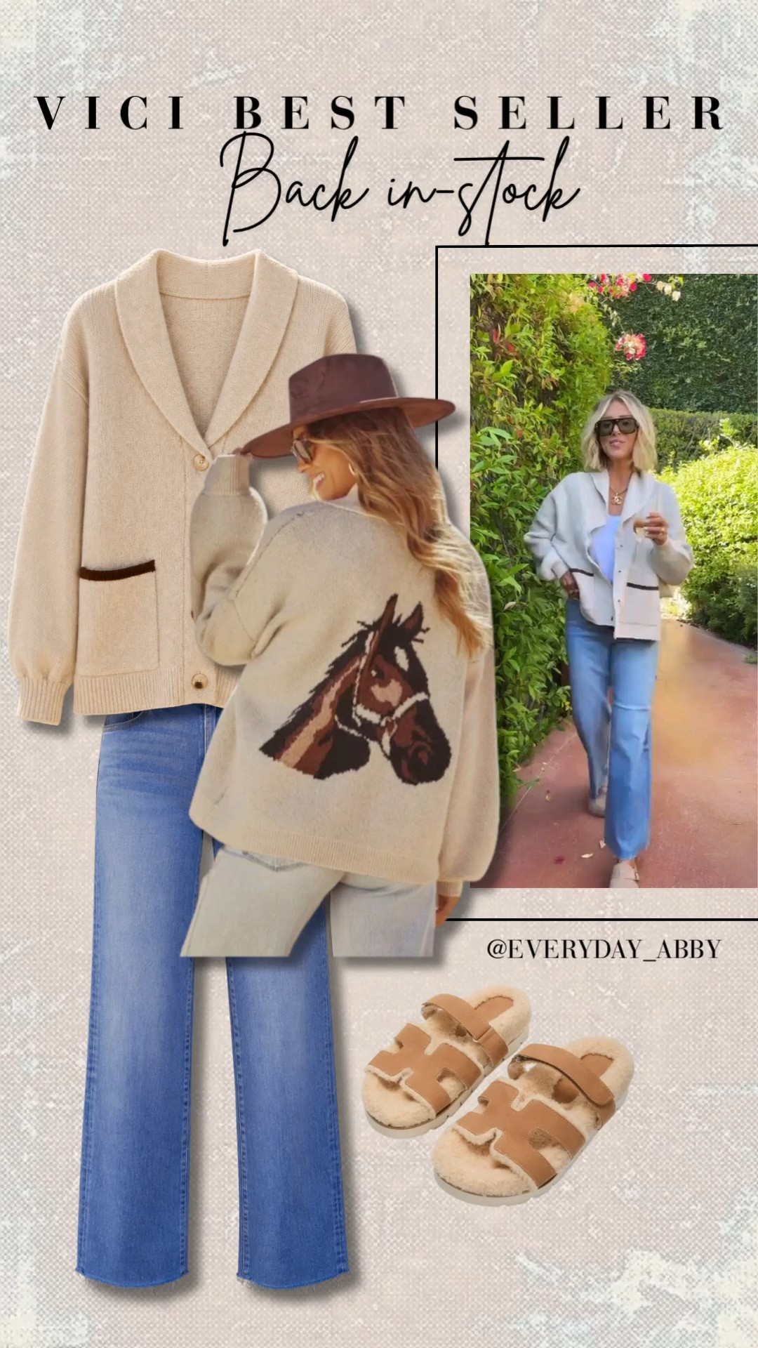 Vici restocked this sweater from last year and I’m obsessed 🤩🤩 Use code ABIGAIL40 for 40% off ✨

#LTKdayinmylife #LTKootd #LTKSaleAlert