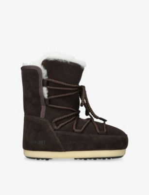 EVX Suede And Shearling Snow Boots | Selfridges