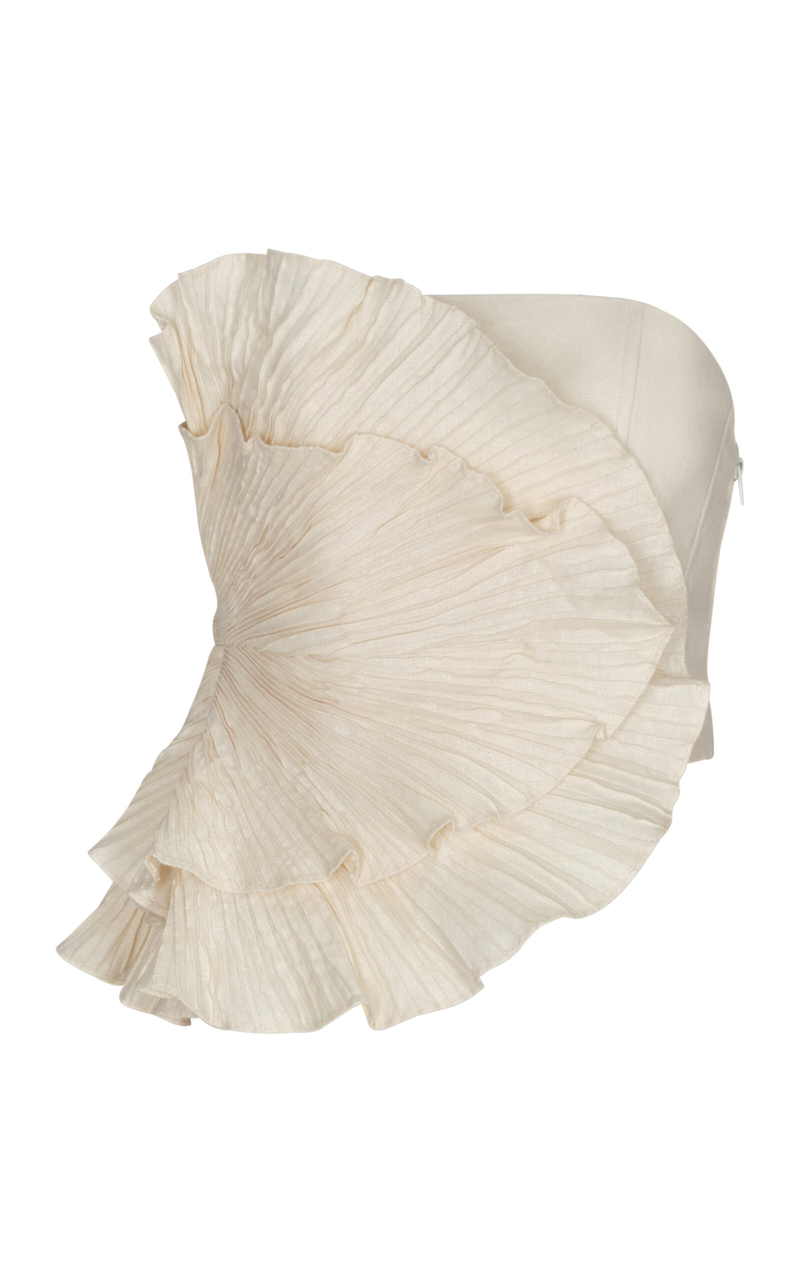 Las Olas Pleated Linen Top | Moda Operandi (Global)