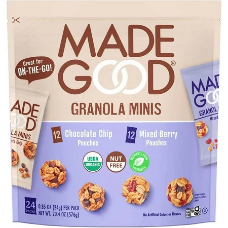 Made Good Organic Granola Minis Variety Pack 0.85 Ounce (24 Count) | Walmart (US)