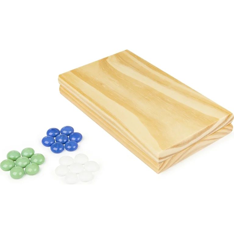Mancala Strategy Board Game with Folding Wood Board, for Adults and Kids Ages 8 and up - Walmart.... | Walmart (US)