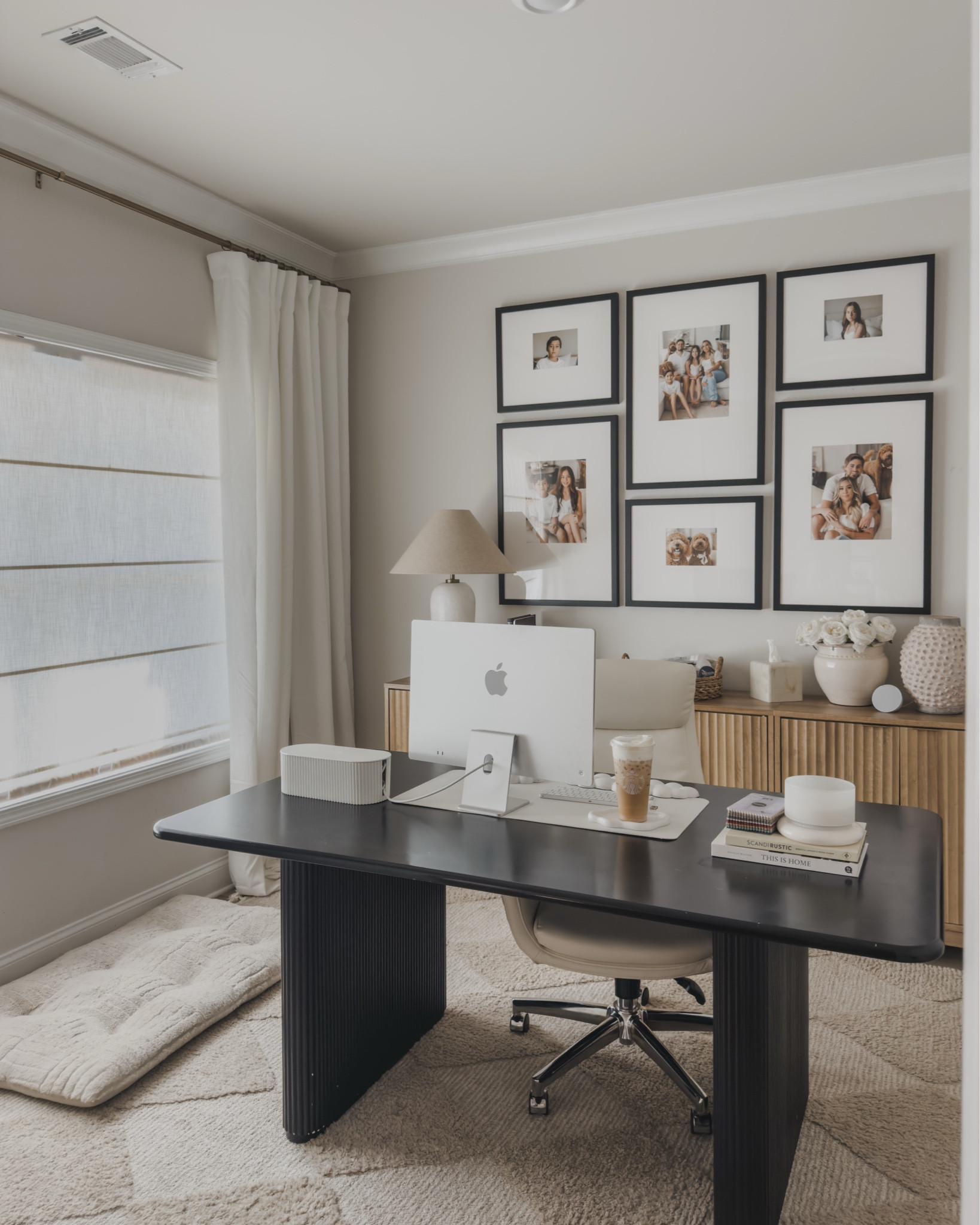 Office inspo! I opted for a dining table as a desk so I can easily transition the space when my assistant is here.

Having a centered desk can be tricky with all the wires, but I use a cable management box to keep everything a bit more organized!


Furniture finds, wayfair finds, office inspo, office finds, amazon home, home tour, storage cabinets, dining table, office desk, shop the look! 

#LTKStyleTip #LTKHome #LTKSeasonal