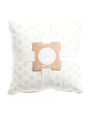 2pk Block Print Pillows | Throw Pillows | Marshalls | Marshalls