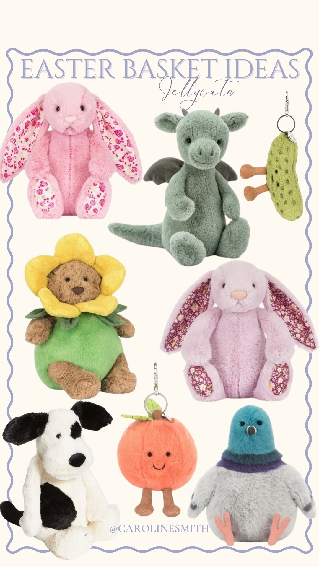 Easter basket ideas: jellycat


Jellycat dragon, amuseables, plushie, stuffed animal, trending, bunny, gift ideas

#LTKmomlife #LTKKids #LTKSeasonal