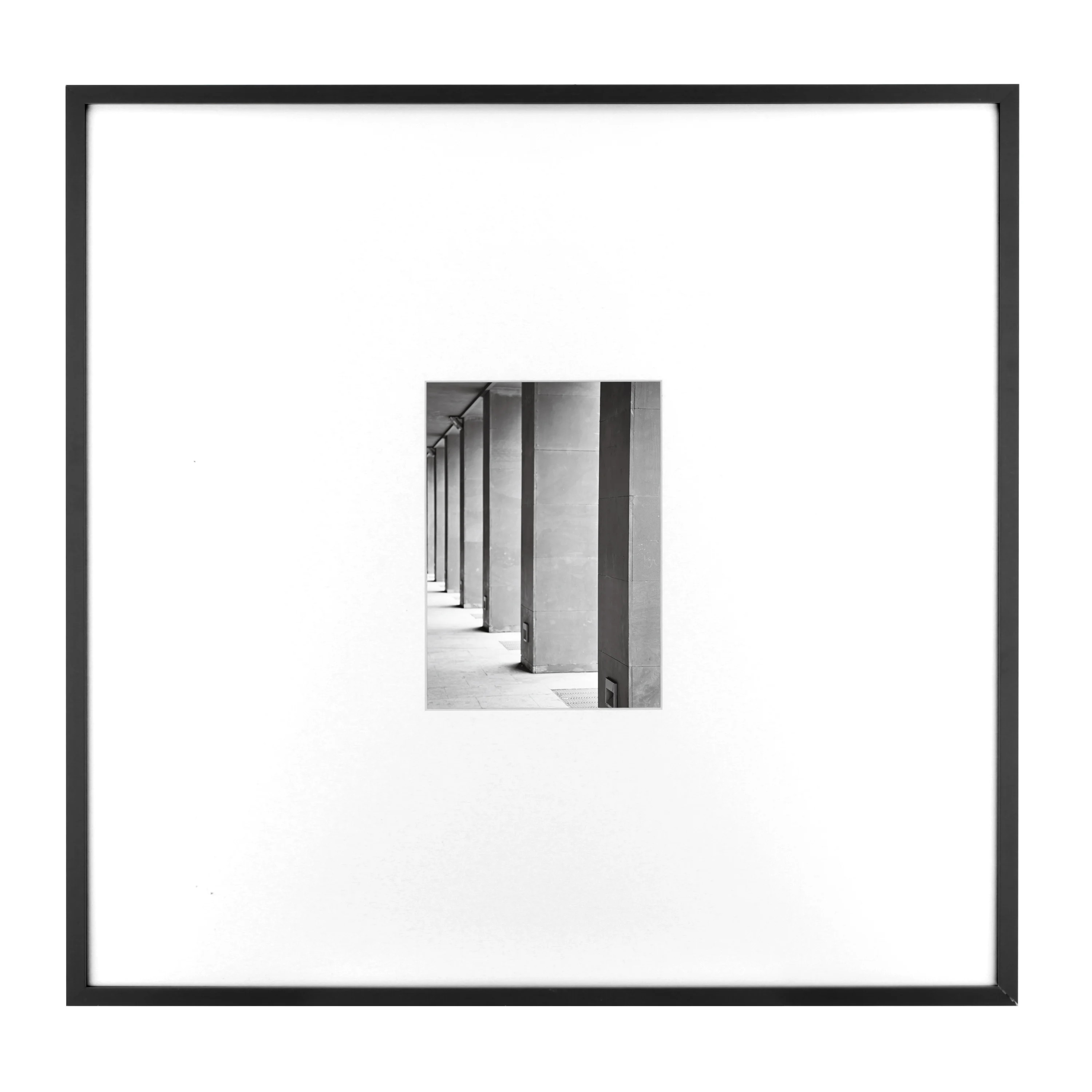 Better Homes & Gardens 18x18 Matted to 5x7 Metal Gallery Wall Picture Frame, Black | Walmart (US)