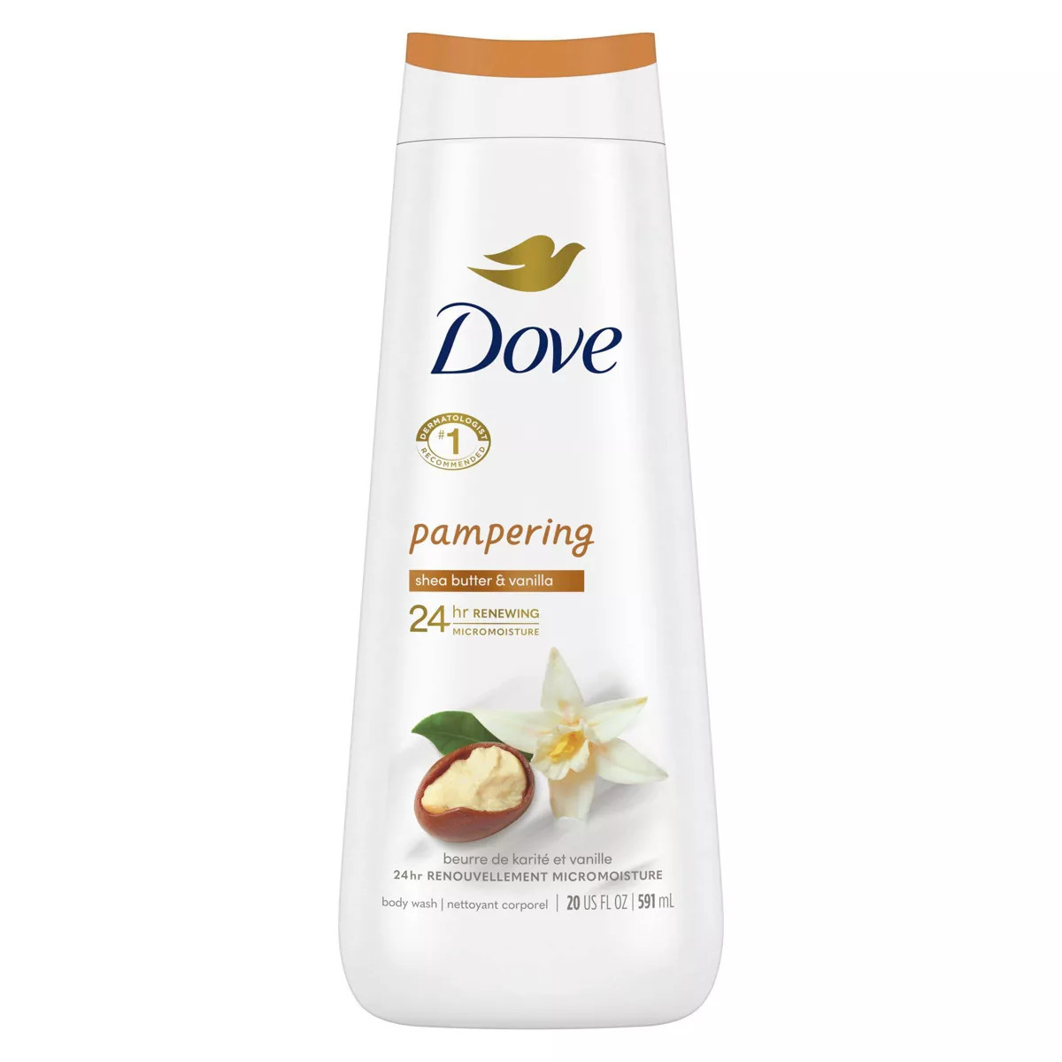 Dove Pampering Body Wash - Shea Butter & Vanilla - 20 fl oz | Target