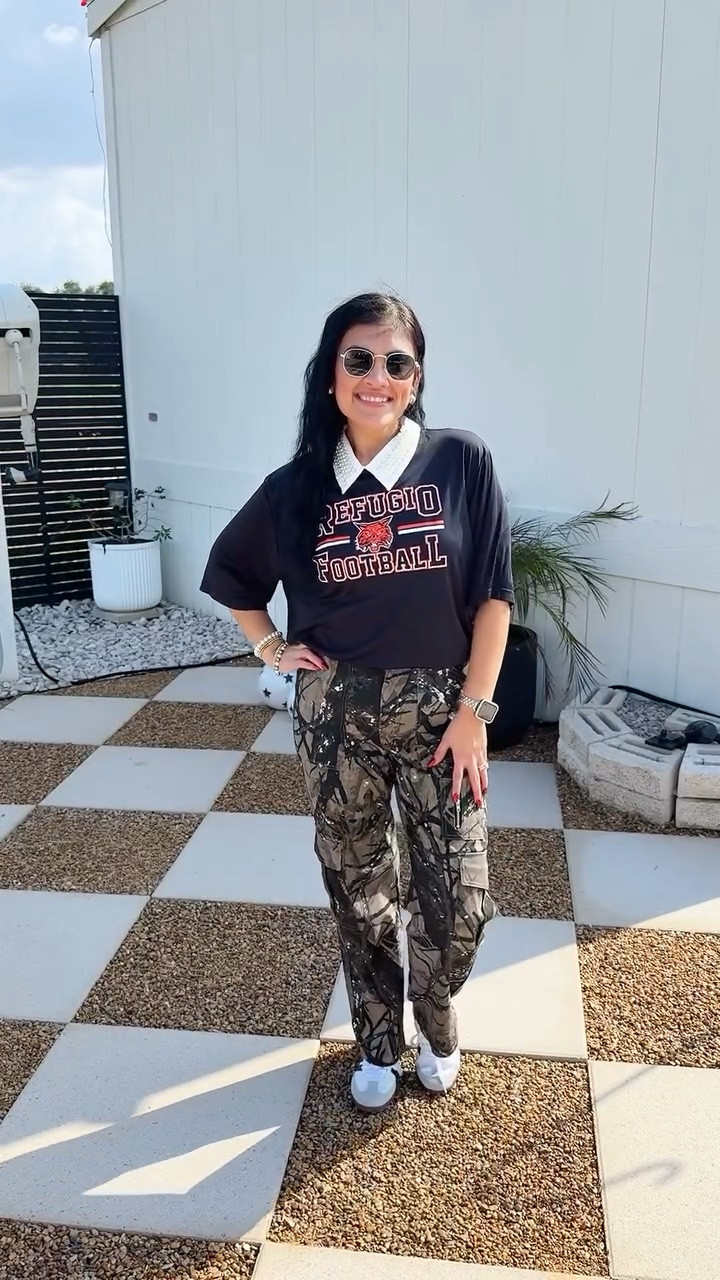 Wearing camo, bobcat spirit and a winning attitude for today’s playoff game! Let’s go bobcats! 🏈🐾🧡✨

#gamedayoutfit #footballfitcheck #footballgameoutfit #bobcatfootball #fridaynightlights

#LTKMidsize