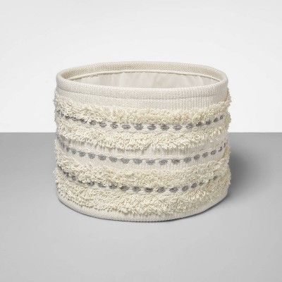 Soft Rug Basket With Detail White - Opalhouse™ | Target