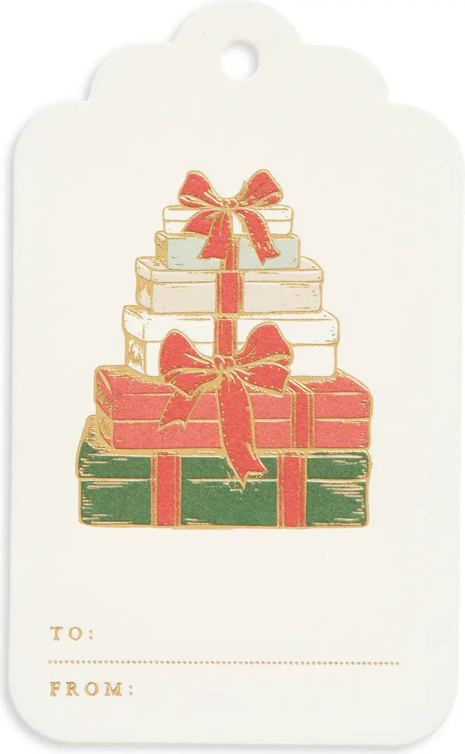Crane Set of 6 Wrapped Presents Gift Tags | Nordstrom | Nordstrom