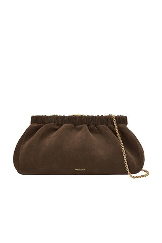 DeMellier London Miami Clutch in Mocha Suede & Mocha Smooth from Revolve.com | Revolve Clothing (Global)