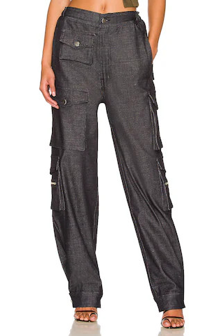 EB Denim Cargo Pants in Dark Denim from Revolve.com | Revolve Clothing (Global)