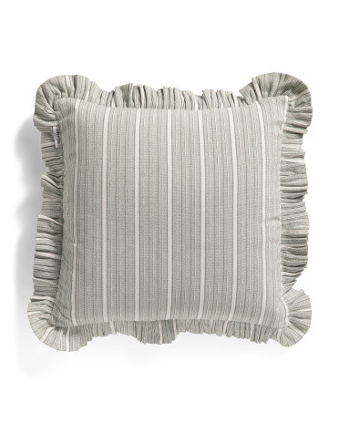 20x20 Slub Stripe Square Pillow | TJ Maxx