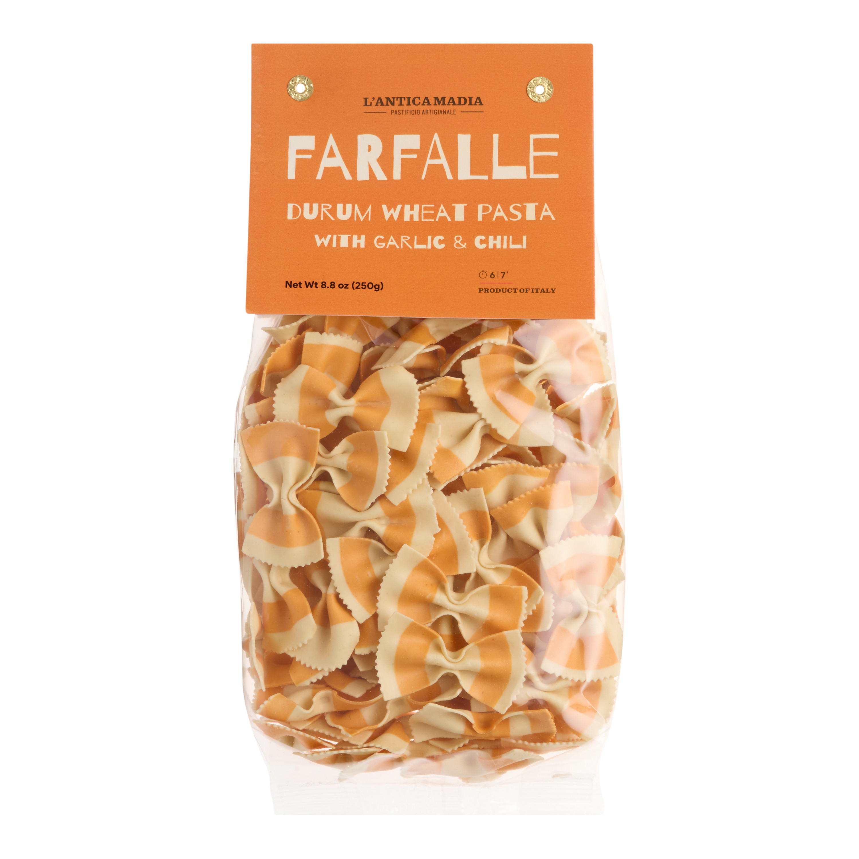 L'Antica Madia Garlic and Chili Farfalle Pasta | World Market