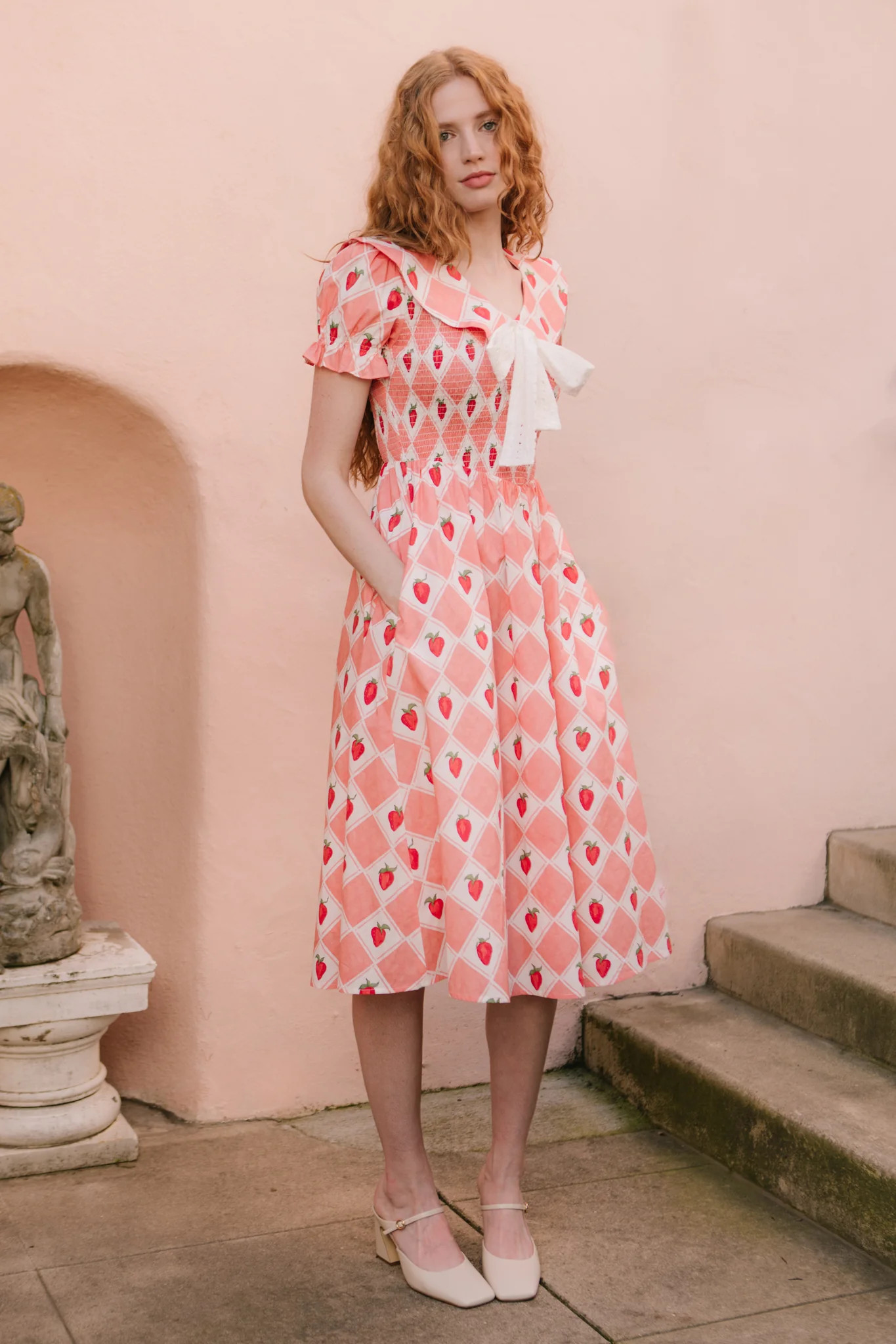 Alice Dress in Strawberry | Ivy City Co