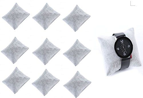 P2P@zita 10-pieces Velvet Small Bracelet /Watch Pillow Jewelry Displays (Gray) | Amazon (US)