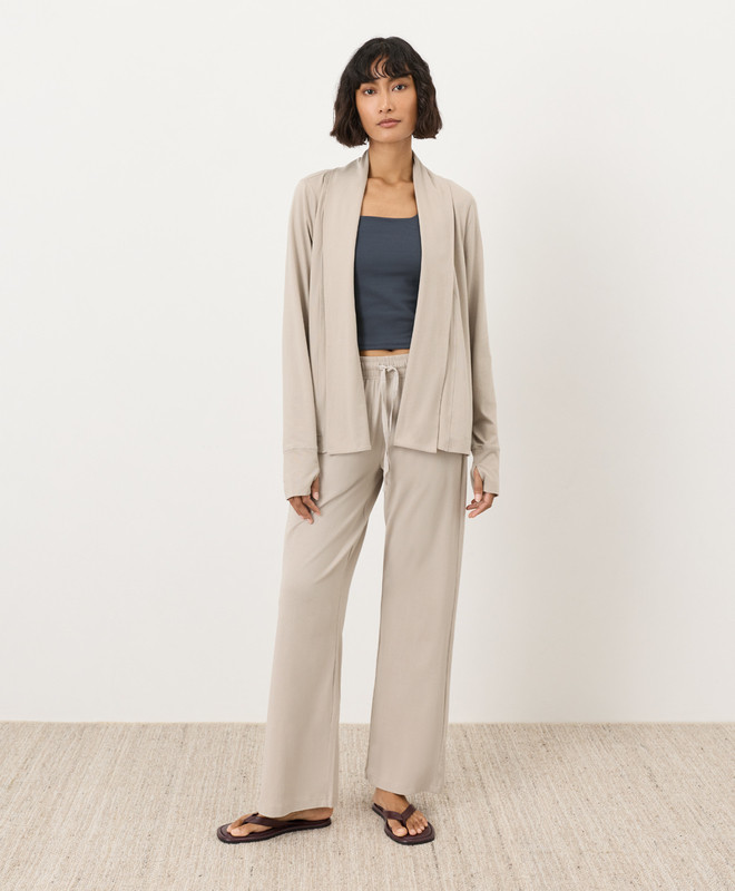 Organic Luxe Essential Wide Leg Pant | Pact Apparel