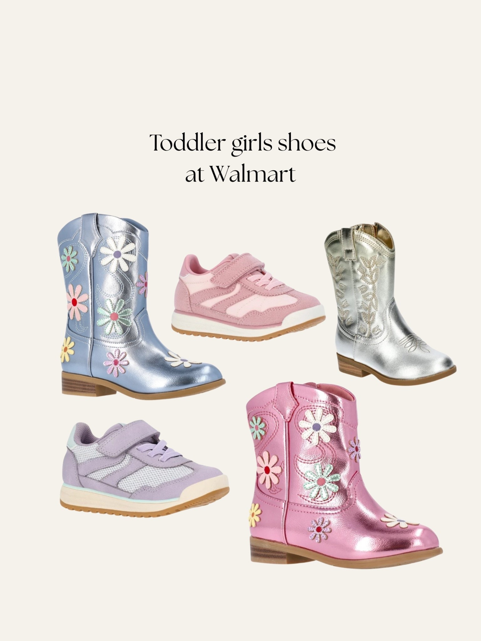 New Spring shoes for toddlers at Walmart!
.
Toddler shoes, baby girl shoes, girls boots, toddler boots, spring shoes, spring clothes, spring outfits, toddler spring outfits, toddler summer outfits, western boots, kids shoes, Walmart finds, Walmart clothes, Walmart shoes, baby girl shoes, pink shoes

#LTKSpringSale #LTKKids #LTKBaby