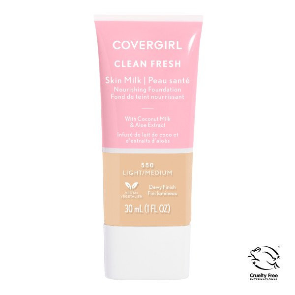 COVERGIRL Clean Fresh Skin Milk, Dewy Finish, Light/Medium, 1 oz - Walmart.com | Walmart (US)