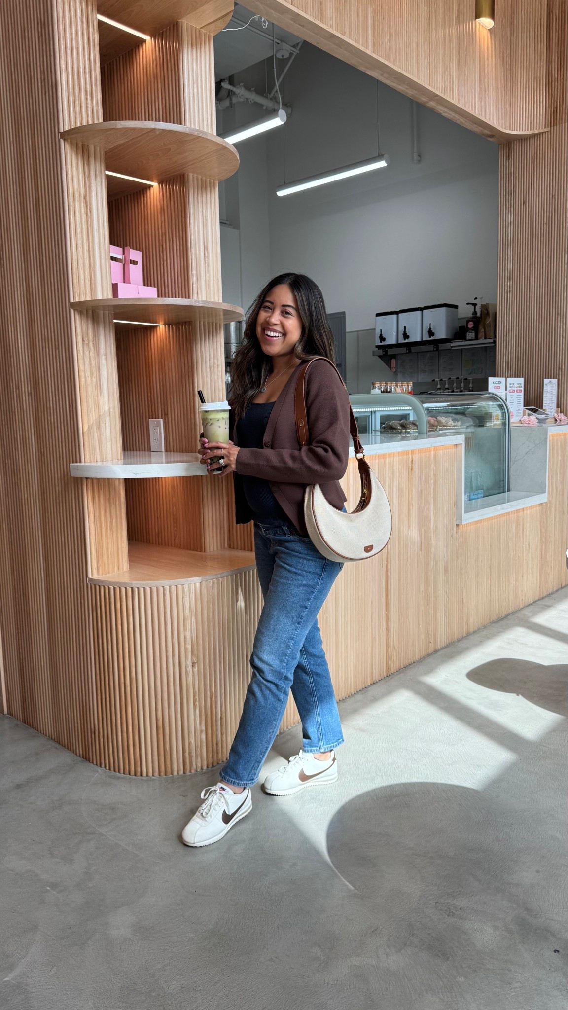 Bump friendly fall outfit around Seattle! Stopped by this cute bubble tea spot called Social Tea in Seattle’s Capitol Hill neighborhood. I’m wearing my Abercrombie maternity jeans in my normal Abercrombie size 26. Love the stretchy band on the belly! 

#LTKPetite #LTKBump #LTKFindsUnder100