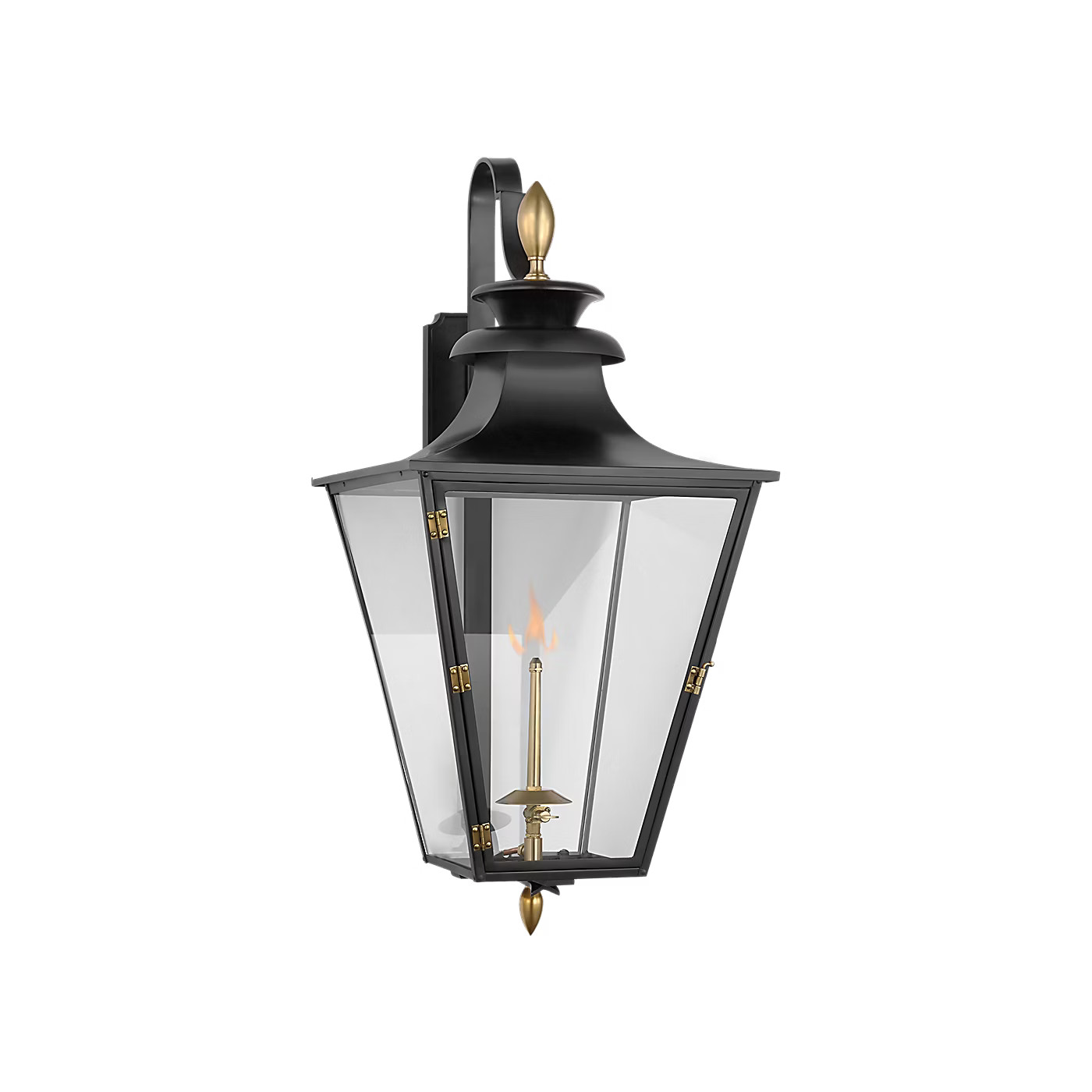 Albermarle Medium Bracketed Gas Wall Lantern | Visual Comfort
