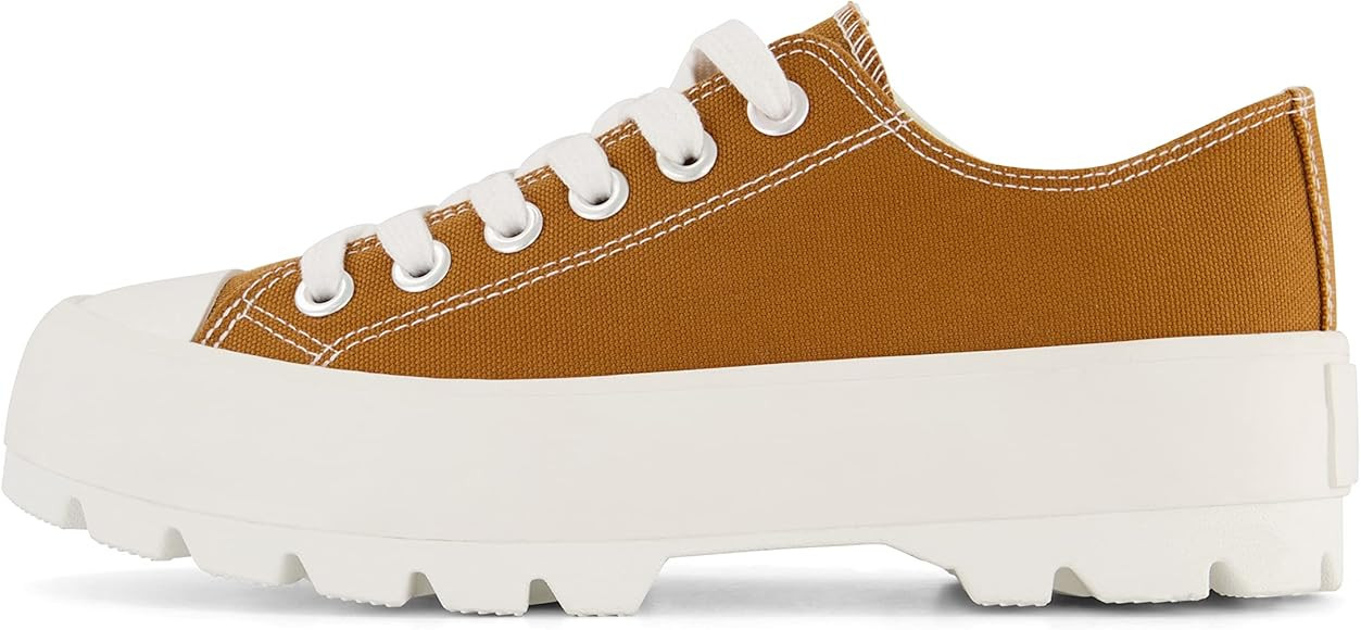 CUSHIONAIRE Women's Vasco Low top Canvas Sneaker +Memory Foam | Amazon (US)