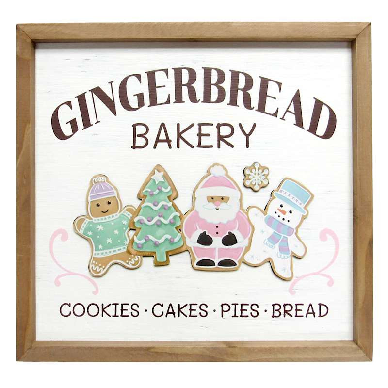 Gingerbread Bakery Wall Decor, 14x13 | At Home