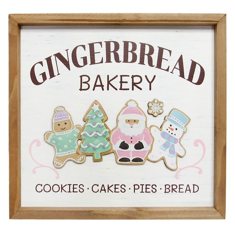 Gingerbread Bakery Wall Decor, 14x13 | At Home